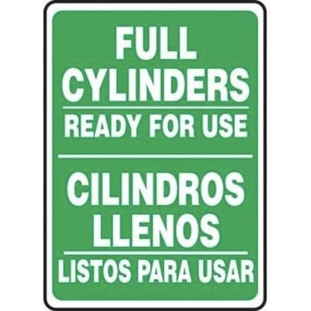 Accuform BILINGUAL Safety Sign FULL SBMCPG525XL SBMCPG525XL